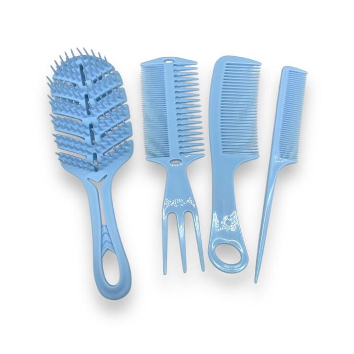 Βούρτσα Μαλλιών Αέρος με Σετ 3 Χτένες  - Διάφορα Χρώματα