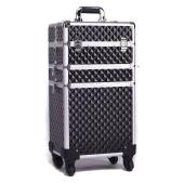 Πολυμορφική Βαλίτσα 7 σε 1 Αισθητικής-Κομμωτικής-Μανικιούρ 70x36x25 εκ. (ΥxΜxΠ) με 4 Ρόδες και Αποσπώμενα Μέρη