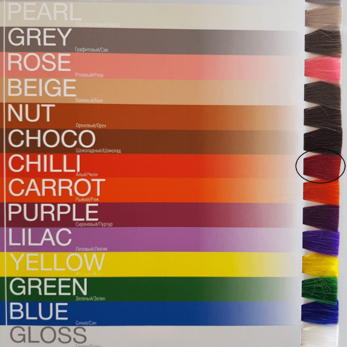 Spa Master Pure Pigments Καθαρές Χρωστικές Ημιμόνιμη Βαφή Μαλλιών 100ml – Chilli