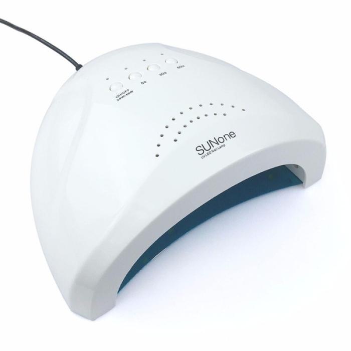 Φουρνάκι Νυχιών UV/LED SUN ONE 48W με Ψηφιακό Χρονοδιακόπτη &amp; Αποσπώμενη Μεταλλική Βάση