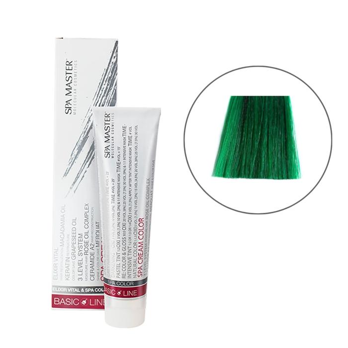 Spa Master Pure Pigments Καθαρές Χρωστικές Ημιμόνιμη Βαφή Μαλλιών 100ml – Green
