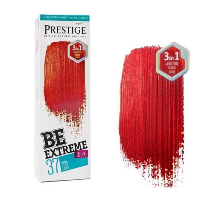 Vip's Prestige Be Extreme Semi-Permanent Hair Toner Ammonia Free No37 - Fire Lava
