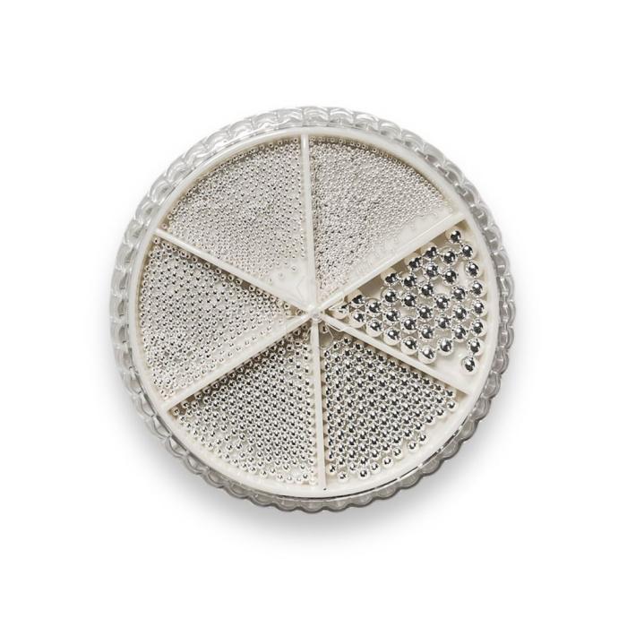 Διακοσμητικά Νυχιών σε Ασημί Απόχρωση  - Nail Art Set