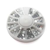 Διακοσμητικά Νυχιών Ρολέτα - Ασημί