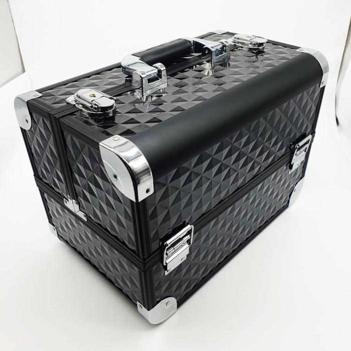 Βαλιτσάκι Μακιγιάζ και Αισθητικής 37.5x29x24.5 εκ. (ΥxΜxΠ) Black Diamond