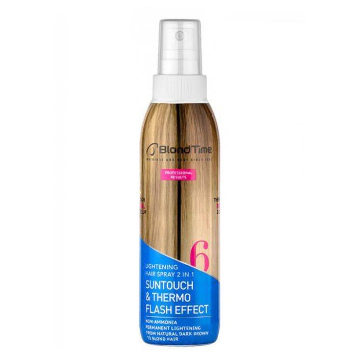 Blond Time Suntouch and Thermo Flash Effect Ξανθιστικό Spray Μαλλιών 2in1 Χωρίς Αμμωνία 200ml