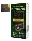 Herbal Time Phytocare Βαφή Μαλλιών Μόνιμη Χωρίς Αμμωνία  -4N Σκούρο Καστανό