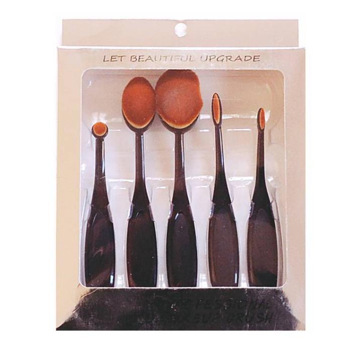 Σετ Πινέλα Μακιγιάζ 5 Τεμάχια Οβάλ