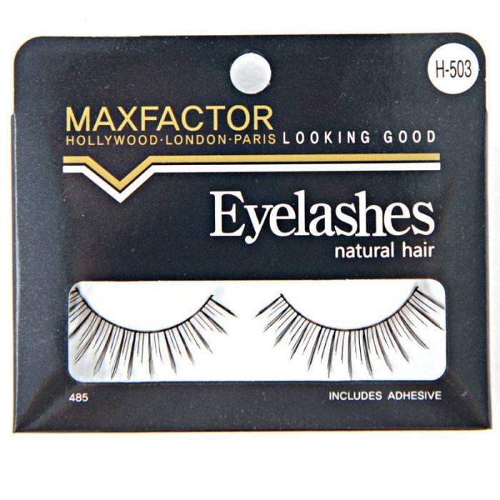 Ψεύτικες βλεφαρίδες με κόλλα