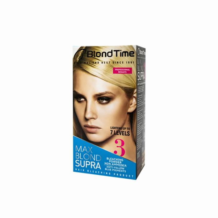 Σύστημα Ξανοίγματος Μαλλιών Blond Time Max Blond Supra No3 Ξάνοιγμα έως και 7 τόνους ΧΩΡΙΣ ΑΜΜΩΝΙΑ