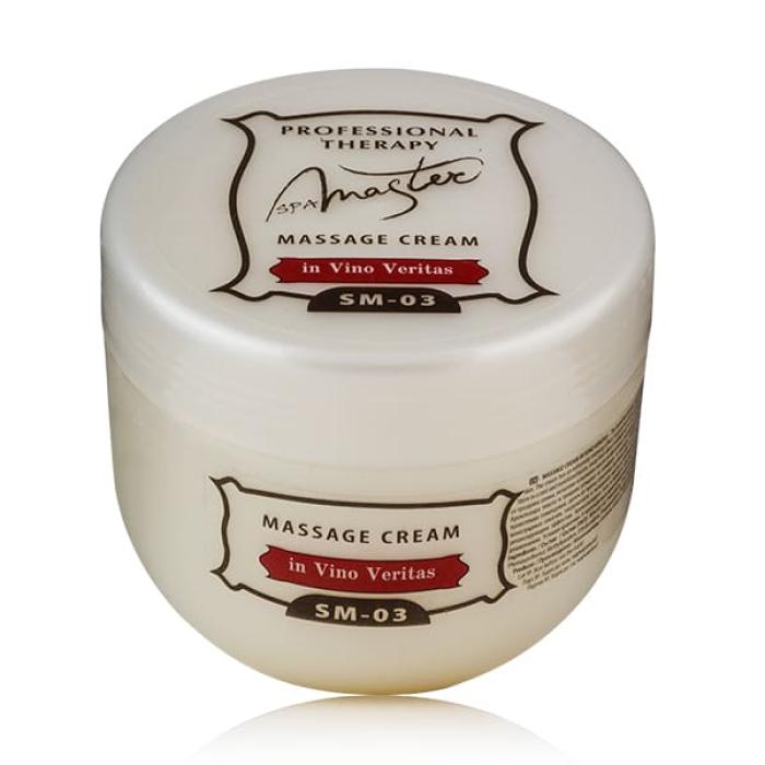 Επαγγελματική κρέμα μασάζ In Vino Veritas SM03 με εκχύλισμα κόκκινου σταφυλιού για ενυδάτωση και αντιοξειδωτική προστασία