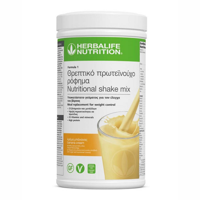 Πρωτεϊνούχο Ρόφημα Formula 1 – Γεύση Banana Cream Banana Cream 550g