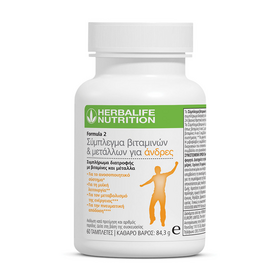 Formula 2 Σύμπλεγμα Βιταμινών & Μετάλλων για Άνδρες Πολυβιταμινούχο Συμπλήρωμα Διατροφής 60 Ταμπλέτες 