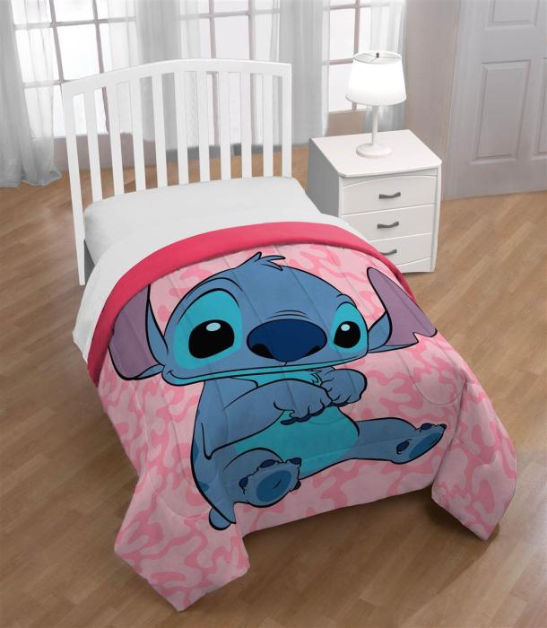 Πάπλωμα Disney Home Lilo & Stitch 42 160X240 Pink 100% Microfiber