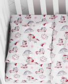 ΜΑΞΙΛΑΡΟΘΗΚΗ ΕΜΠΡΙΜΕ bebe Unicorn 108 35X45 White-Pink Cotton 100%