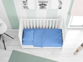 ΚΑΤΩΣΕΝΤΟΝΟ ΜΕ ΛΑΣΤΙΧΟ bebe Solid 498 0,70X1,40X0,15 Sky blue Cotton 100%