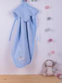 ΚΑΠΑ bebe ΑΕΡΟΣΤΑΤΟ 02 75X85 ΣΙΕΛ Cotton 100%