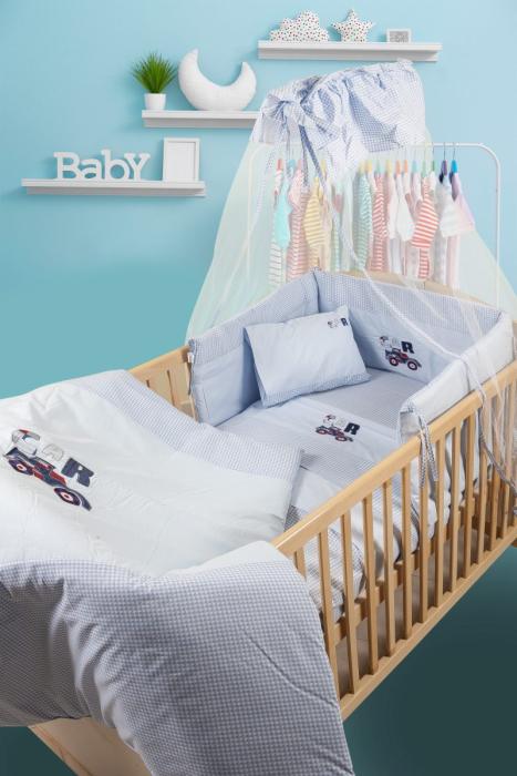 ΚΟΥΝΟΥΠΙΕΡΑ bebe CAR 29 160X490 ΣΙΕΛ Cotton 100%