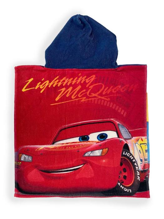 Πόντσο Θαλάσσης Quick Dry Disney Home Cars 23 50X100 Blue 100% Microfiber