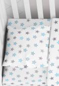 ΜΑΞΙΛΑΡΟΘΗΚΗ ΕΜΠΡΙΜΕ bebe Star 104 35X45 Sky blue Cotton 100%