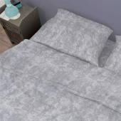 Σεντόνια Σετ 2 τεμ Premium Shadow 621 160X240 Light Grey 100% Cotton