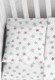 ΜΑΞΙΛΑΡΟΘΗΚΗ ΕΜΠΡΙΜΕ bebe Star 101 35X45 Green Cotton 100%