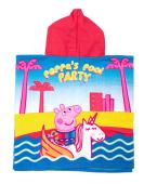 Πόντσο Θαλάσσης Quick Dry Hasbro Peppa Pig 32 50X100 Pink 100% Microfiber