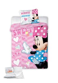 ΠΑΠΛΩΜΑΤΟΘΗΚΗ &amp; ΠΑΠΛΩΜΑ ΣΕΤ 4 τεμ. Disney Minnie 581 100x135 Digital Print Cotton 100%