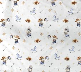 ΣΕΝΤΟΝΑΚΙ ΛΙΚΝΟΥ bebe Wild West 540 80X110 Sky Blue Cotton 100%