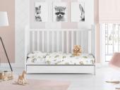 ΚΑΤΩΣΕΝΤΟΝΟ ΜΕ ΛΑΣΤΙΧΟ bebe Baby 04 0,70X1,40X0,15 Flannel cotton 100%