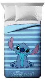 Πάπλωμα Disney Home Lilo &amp; Stitch 43 160X240 Sky Blue 100% Microfiber