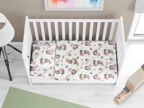 Κατωσέντονο Με Λάστιχο bebe Lion 532 0,70X1,40X0,15 Beige 100% Cotton