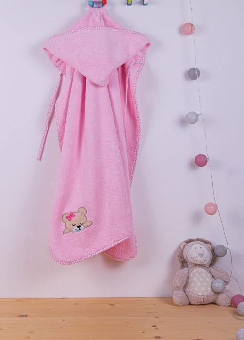 ΚΑΠΑ bebe SLEEPING BEARS CUB 14 75X85 ΡΟΖ Cotton 100%