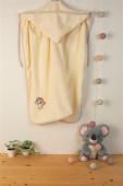 ΚΑΠΑ Με Κέντημα bebe Little Angel 143 75X85 Εκρού 100% Cotton