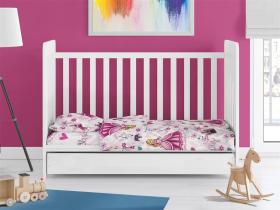 ΣΕΝΤΟΝΙΑ ΕΜΠΡΙΜΕ ΣΕΤ 3 τεμ bebe Princess 390 120X160 Pink 70/30 Cott/Pol