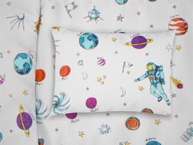 ΜΑΞΙΛΑΡΟΘΗΚΗ ΕΜΠΡΙΜΕ bebe Space 188 35X45 White Cotton 100%