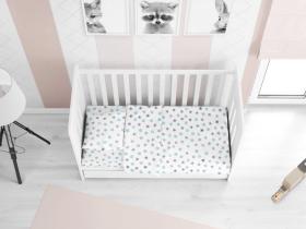 ΚΑΤΩΣΕΝΤΟΝΟ ΜΕ ΛΑΣΤΙΧΟ bebe Star 104 0,70X1,40X0,15 Sky blue Cotton 100%