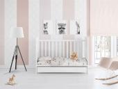 ΣΕΝΤΟΝΙΑ ΕΜΠΡΙΜΕ ΣΕΤ 3 τεμ bebe Two Lovely Bears 67 120X160 Ecru Cotton 100%