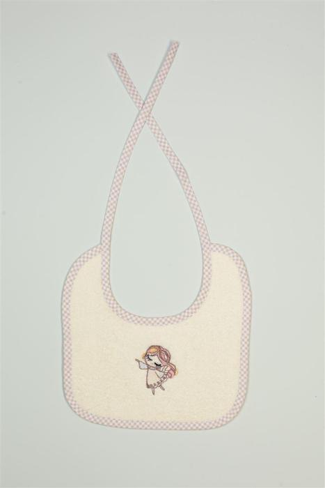 ΣΑΛΙΑΡΑ Με Κέντημα bebe Little Angel 143 25X25 Εκρού 100% Cotton