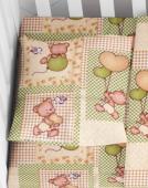 ΜΑΞΙΛΑΡΟΘΗΚΗ ΕΜΠΡΙΜΕ bebe Baloon 76 35X45 Beige Flannel cotton 100%