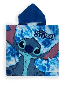 Πόντσο Θαλάσσης Quick Dry Disney Home Lilo &amp; Stitch 35 50X100 Sky Blue 100% Microfiber