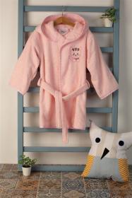 ΜΠΟΥΡΝΟΥΖΙ Με Κέντημα bebe Kitty 136 SIZE:04 Ροζ 100% Cotton