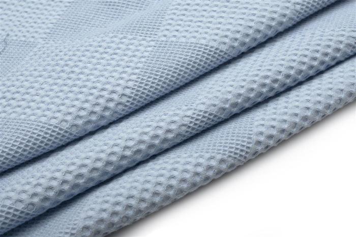 ΚΟΥΒΕΡΤΑ ΠΙΚΕ Μονόχρωμη 165X250 Σιελ 100% Cotton