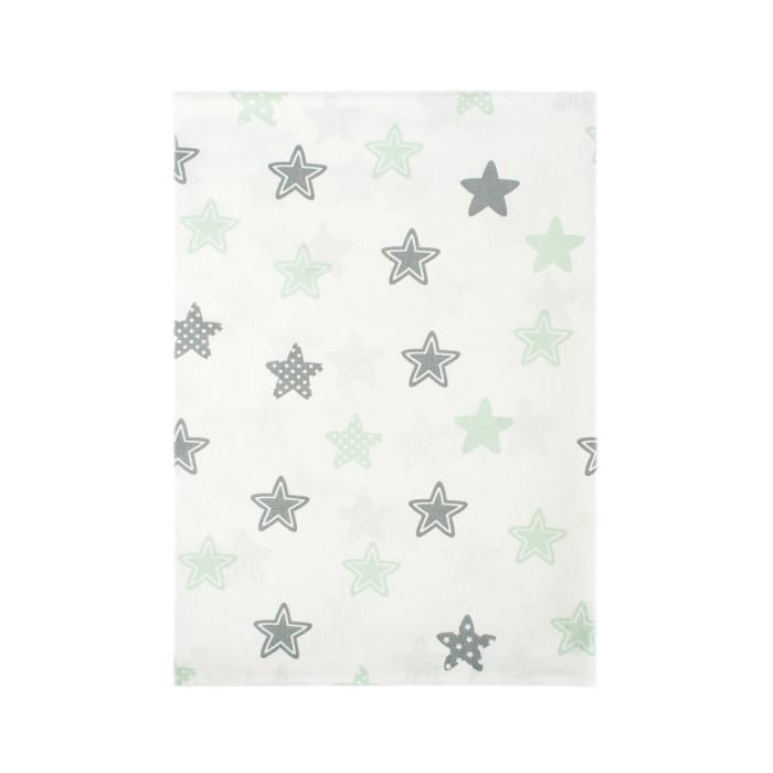 ΠΑΝΑ ΧΑΣΕΣ bebe Star 101 80Χ80 Green Cotton 100%