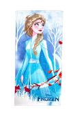 Πετσέτα Θαλάσσης Quick Dry Disney Home Frozen 10 70X140 Ice Blue 100% Microfiber