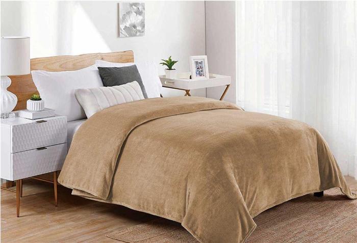 ΚΟΥΒΕΡΤΑ CORAL FLEECE Polyester 160X220 Μονόχρωμη 02 Beige