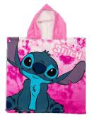 Πόντσο Θαλάσσης Quick Dry Disney Home Lilo & Stitch 22 50X100 Pink 100% Microfiber