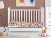 ΚΑΤΩΣΕΝΤΟΝΟ ΜΕ ΛΑΣΤΙΧΟ bebe Teddy Bear 535 0,70X1,40X0,15 Beige 100% Cotton