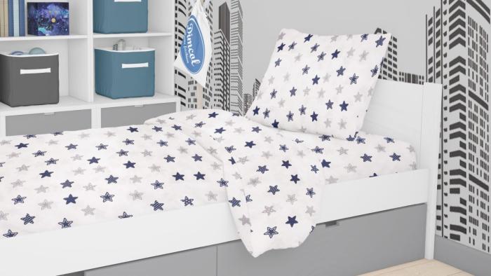 ΣΕΝΤΟΝΙΑ ΕΜΠΡΙΜΕ ΣΕΤ 2 τεμ kids Star 102 160X240 Blue Cotton 100%