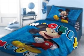 ΣΕΝΤΟΝΙΑ ΣΕΤ 4 τεμ DISNEY MICKEY 864 160Χ240 Digital Print Cotton 100%